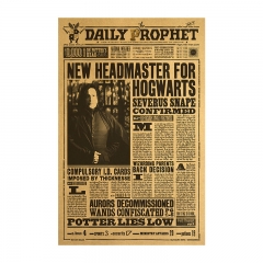 Harry Potter Home Decoration Retro Kraft Paper Anime Poster