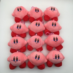 Kirby Cartoon Cute Anime Plush Toy Pendant（12pcs/set）