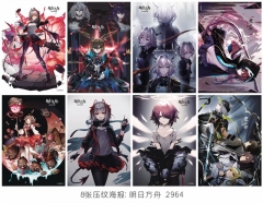 Arknights Printing Collection Anime Paper Posters (8pcs/set)