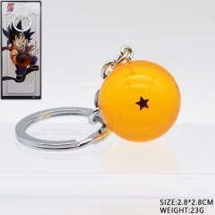 7 Styles Dragon Ball Z Plastic Crystal Ball Anime Keychain