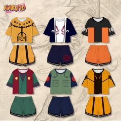 15 Styles Naruto T-shirt and Shorts Set