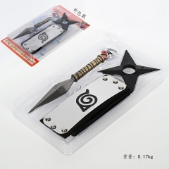 Naruto Kunai Darts Fidget Spinner+Headband+Ring+Sword Weapon Set (4pcs/set)