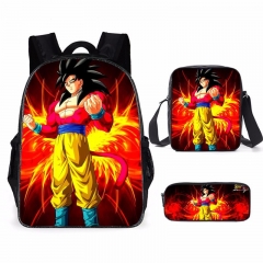 10 Styles Dragon Ball Z For School Student Anime Backpack+Shoulder Bag+Pencil Bag (Set)