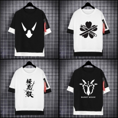 14 Styles Honkai Impact 3rd Cosplay Color Printing Anime T shirt