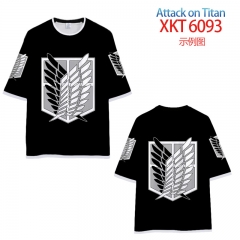 Attack on Titan Color Printing Anime T shirt