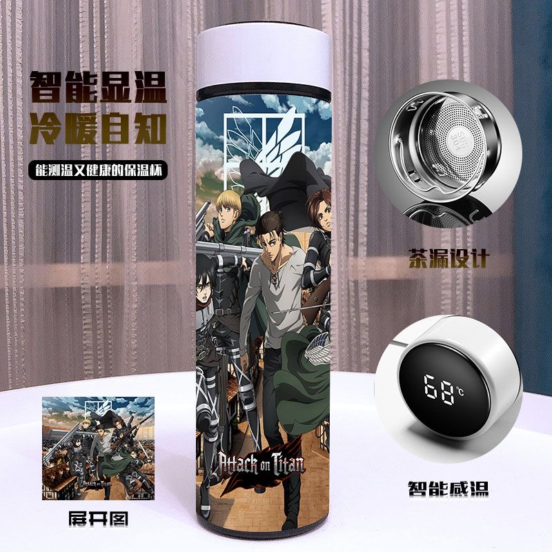 3 Styles Attack on Titan Anime Vacuum Cup
