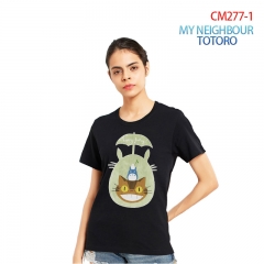 32 Styles My Neighbor Totoro Color Printing Anime Cotton T shirt For Women