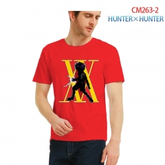 35 Styles Hunter x Hunter Color Printing Anime Cotton T shirt For Men