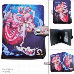 One Piece Printing Anime PU Leather Fold Short Wallet