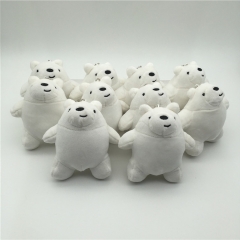 We Bare Bears Cosplay Collectible Doll Anime Plush Toys（10pcs/set）