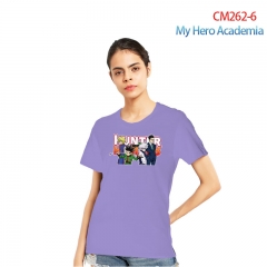 24 Styles Hunter x Hunter Color Printing Anime Cotton T shirt For Women