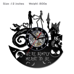 The Nightmare Before Christmas PVC Anime Wall Clock Wall Decorative Picture