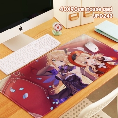 40X90X0.3 Genshin Impact Custom Design Color Printing Anime Mouse Pad