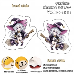 Wandering Witch: The Journey of Elaina Cosplay Cartoon Deformable Anime Plush Pillow 40*50cm