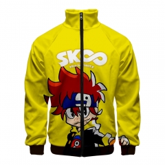 16 Styles SK8 The Infinity Customizable Anime Stand-up Collar Zipper Hoodie