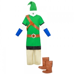 The Legend of Zelda Link Anime Cosplay Costume for Children Size