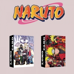 2 Styles Naruto Collectible Cartoon Pattern Paer Lomo Card Postcard (30pcs/set)
