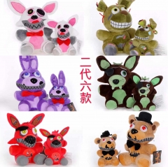 6 Styles Five Nights at Freddy's Cosplay Game For Kids Anime Plush Toy Doll