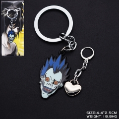 Death Note Key Chain Alloy Metal Anime Keychain and Ring Set