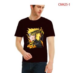 21 Styles Naruto Color Printing Anime Cotton T shirt For Men