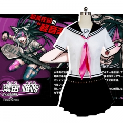 Danganronpa: Trigger Happy Havoc Mioda Ibuki Cartoon Character Cosplay Anime Dress Costume (Set)