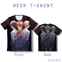 2 Styles The Promised Neverland Anime Character Cartoon Mesh T shirt