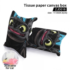 How to Train Your Dragon Cosplay Anime Tissue Paper Canvas Box