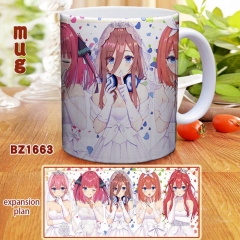 6 Styles The Quintessential Quintuplets Anime Cartoon Cup Colorful Mug Cup