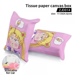 Pretty Soldier Sailor Moon Cosplay Anime Tissue Paper Canvas Box