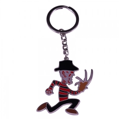 Freddy Krueger Movie Anime Alloy Keychain