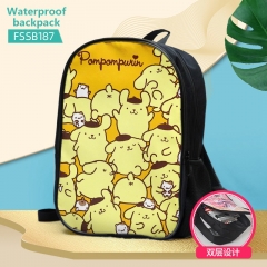 Pom Pom Purin Anime Custom Design Cosplay Cartoon Waterproof Anime Backpack Bag