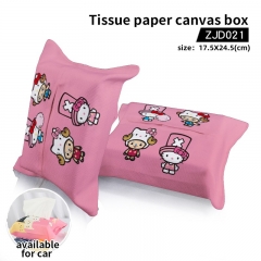 Hello Kittey Cosplay Anime Tissue Paper Canvas Box