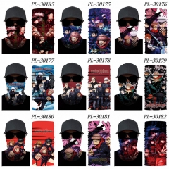20 Styles Jujutsu Kaisen Anime Variety Magic Turban+Face Mask