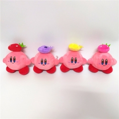 14CM Kirby Cartoon Character Anime Plush Toy Doll (4pcs/set)