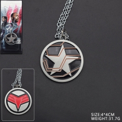 Marvel The Avengers Falcon Two-Side Movie Metal Necklace