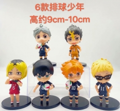 6pcs/Set Haikyuu Anime PVC Figure Toy