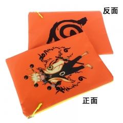 2 Styles Naruto Cartoon Document Holder For Student Office Anime File Pocket
