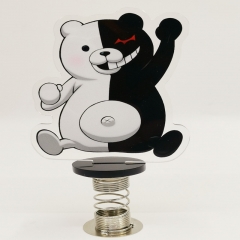 2 Styles Danganronpa: Trigger Happy Havoc Cartoon Character Acrylic Affixed On the Car Shaking Head Anime Standing Plate