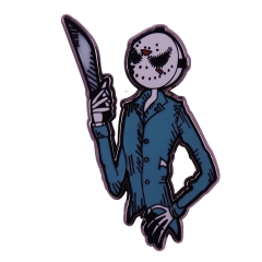 Friday The 13th  Anime Alloy Badge Cute Brooches Pin