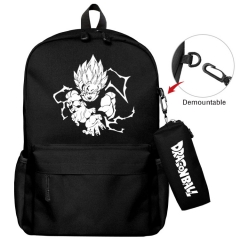 19 Stytles Dragon Ball Z Mix Color Cartoon Canvas Waterproof Anime Backpack Bag+Pencil Bag