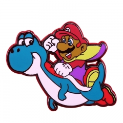 Super Mario Bro Anime Alloy Badge Cute Brooches Pin