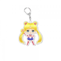 Pretty Soldier Sailor Moon Anime Acrylic Keychain