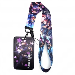 4 Styles JoJo's Bizarre Adventure Card Holder Bag Anime Phone Strap Lanyard