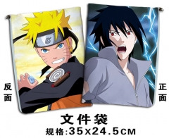 7 Styles Naruto  Anime File Pocket （35*24.5 CM)