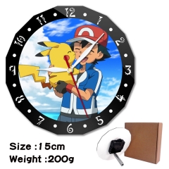 25 Styles Pokemon Acrylic Anime Wall Clock