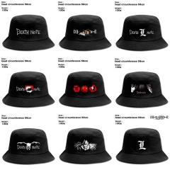 8 Styles Death Note Popular Game Fisherman Sun Hat Cap Anime Bucket Hat
