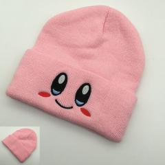 Kirby Cartoon Character Anime Plush Hat Woolen Hat