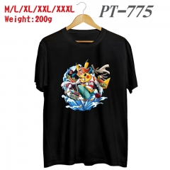 7 Styles Pokemon Cosplay Color Printing Anime T shirt