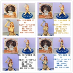 4 Colors One Piece Nami Sitting Styles Cartoon Toy Japanese Anime Figure