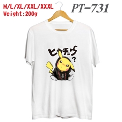 20 Styles Pokemon Cosplay Color Printing Anime T shirt